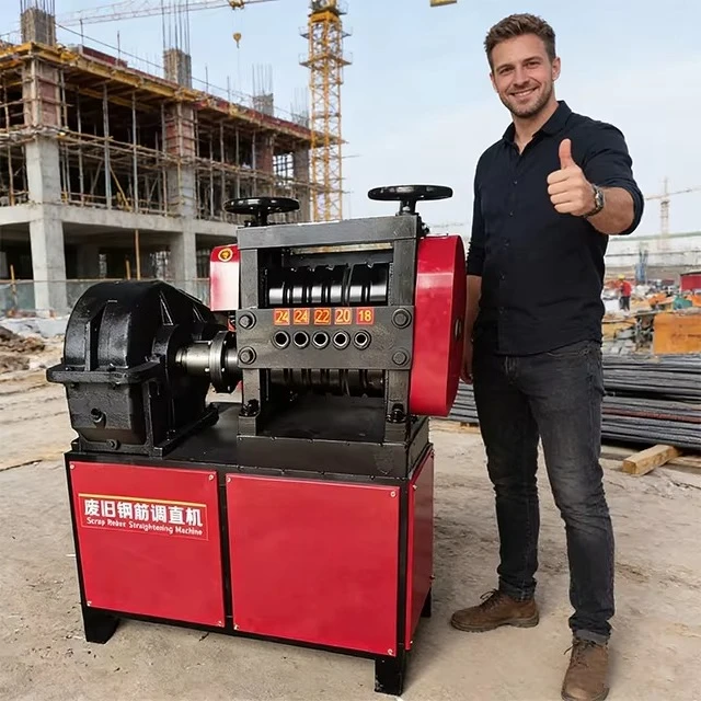 

Automatic Steel Bar & Wire Straightening and Cutting Machine Bearing CE ISO Certified steel rebars cutting machine customized