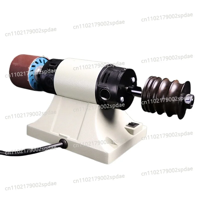 110V/220V Electric Leather Polishing Sanding Machine Leather Belt Shoes Leather Goods Buffing Shining Maintenance Equipment