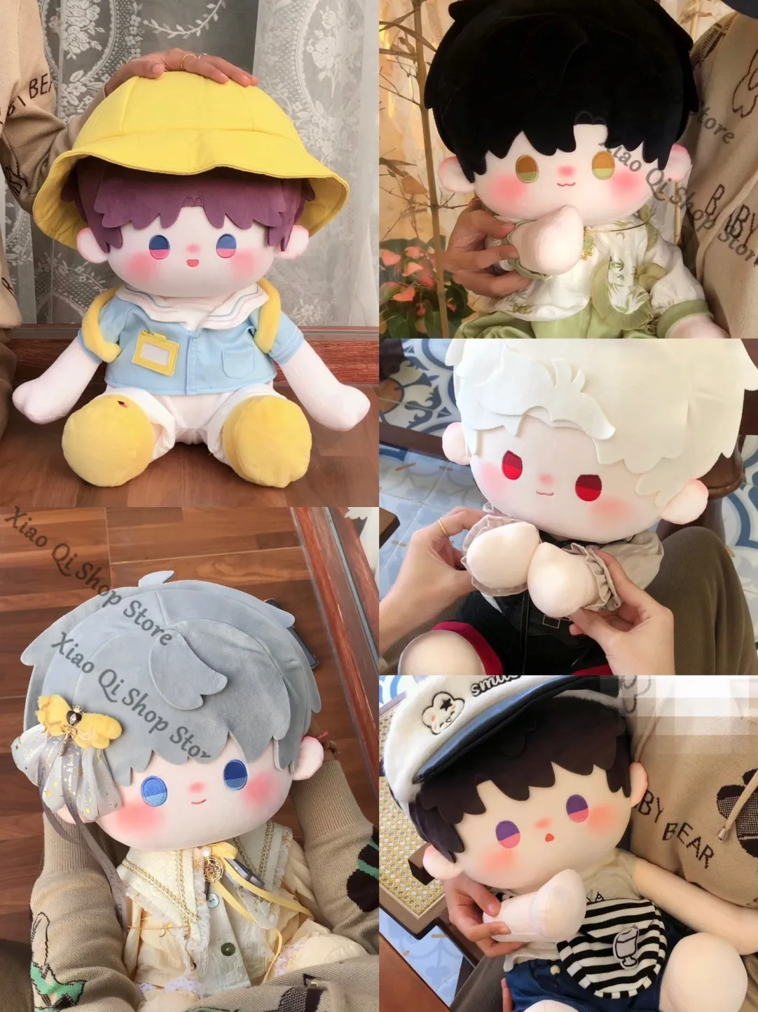 

40cm Love and deepspace sitting posture cotton doll Original doujin · Sylus Rafayel Zayne Xavier Caleb game merchandise