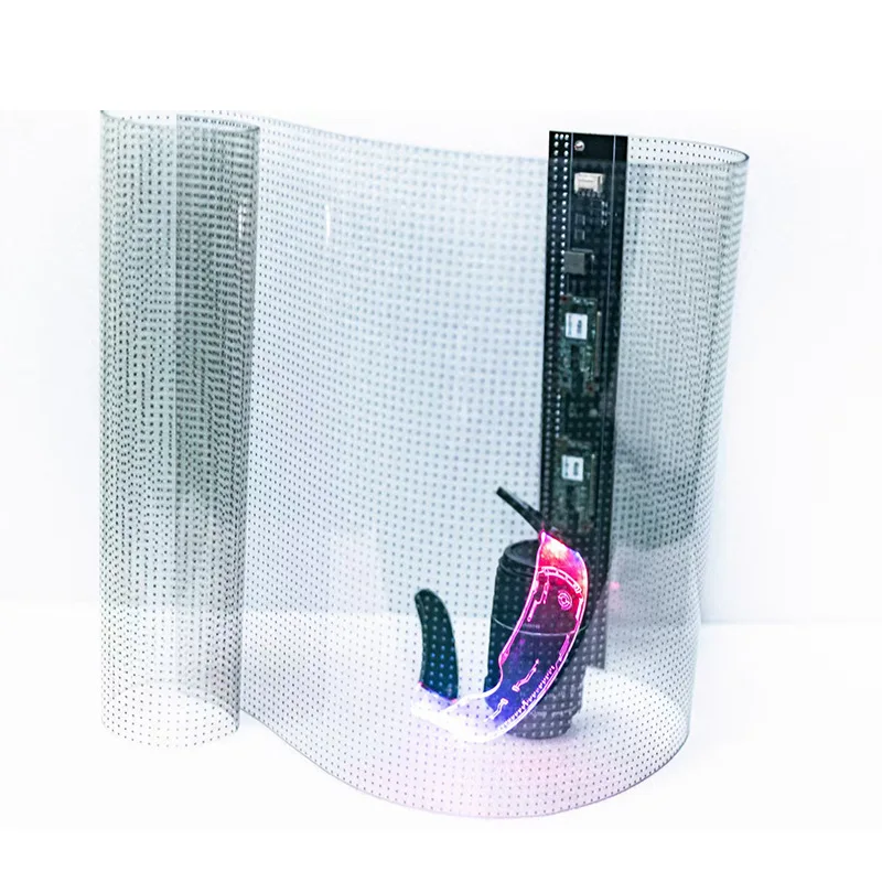 

LED crystal film screen window holographic thin transparent screen