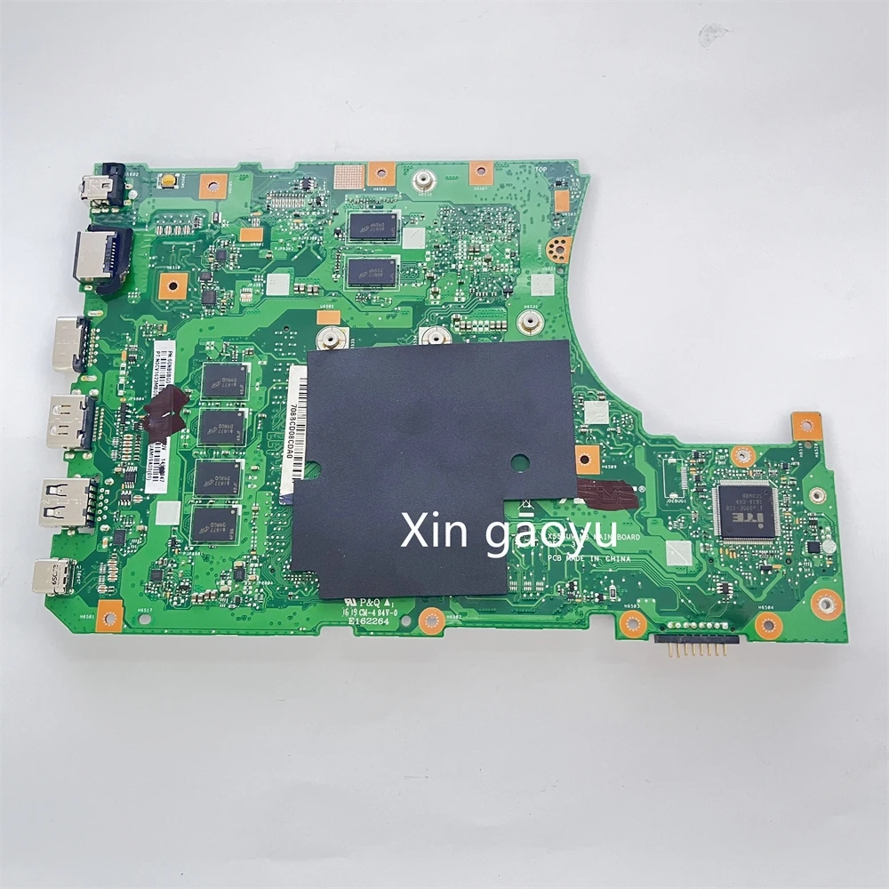 Original For ASUS  X556U X556UV Laptop Motherboard With 4G CPU:i3-6100U i5-6200U i7-6500U 100% Tested OK