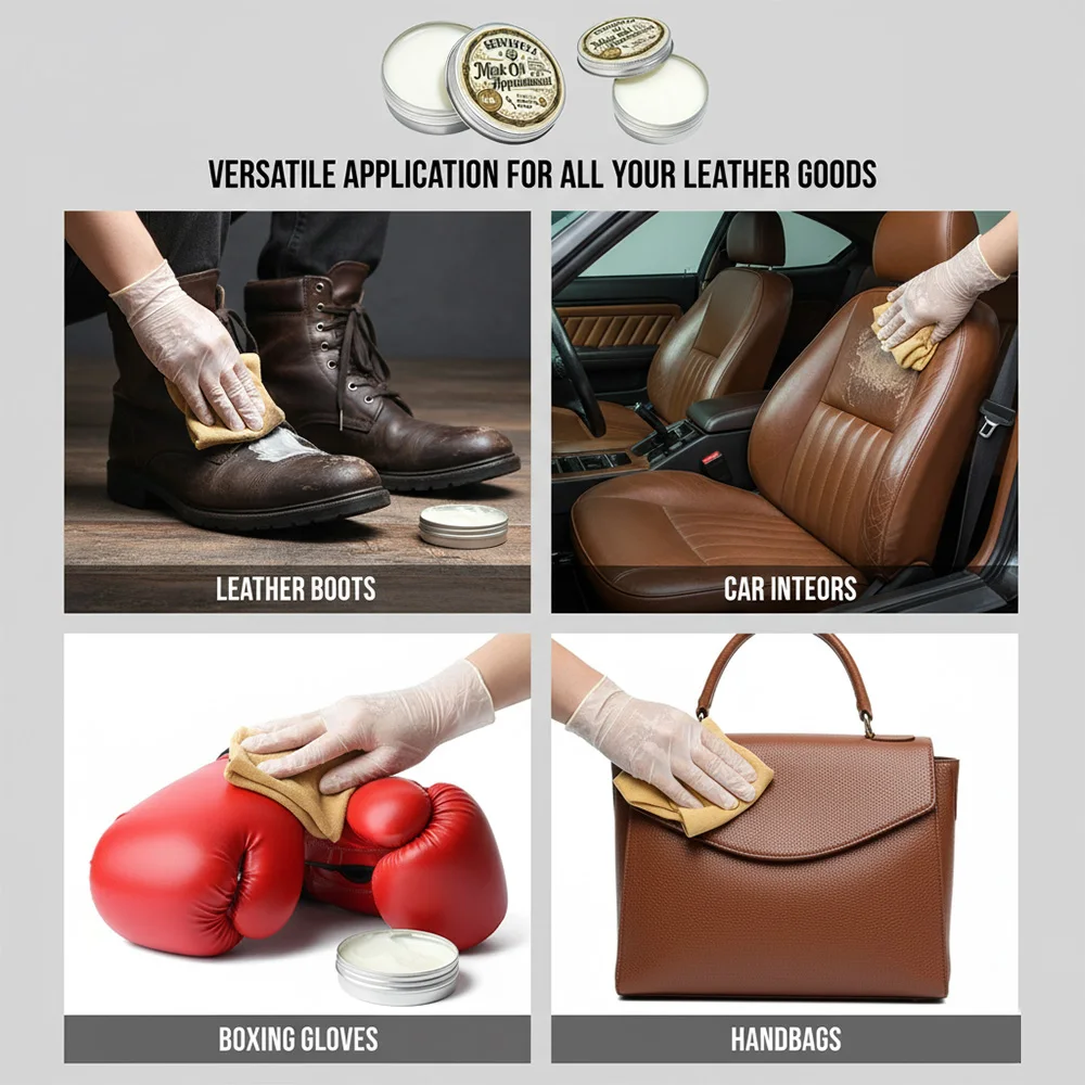Boxing Glove Specific Mink Oil Cream - Prevents Cracking and Sweat Damage - MMA, Muay Thai, Taekwondo Universal Natural Wax image 4