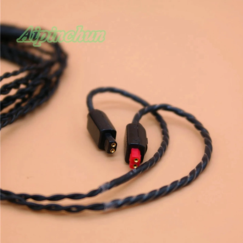 Aipinchun-Cable de repuesto para auriculares, Conector de 4 polos de 3,5mm, controlador de micrófono, para Audio Technica ATH-IM04 IM03 IM02 IM01 IM50 IM70