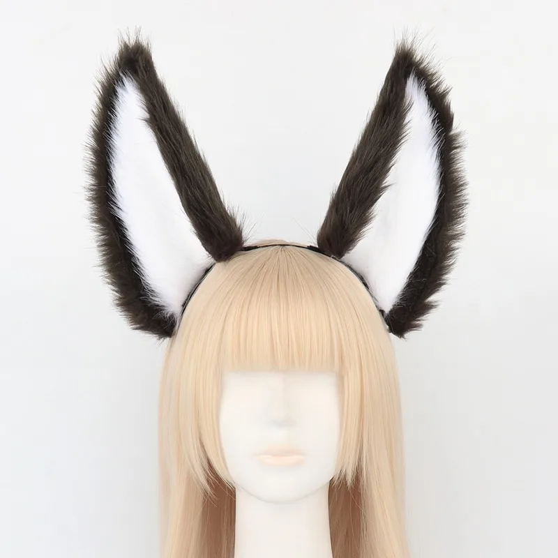 

Cosplay Stop Cloud Fox Ear Headband Plush Oversized Fox Tail Set Accessories Cosplay Hair Accessories Tail