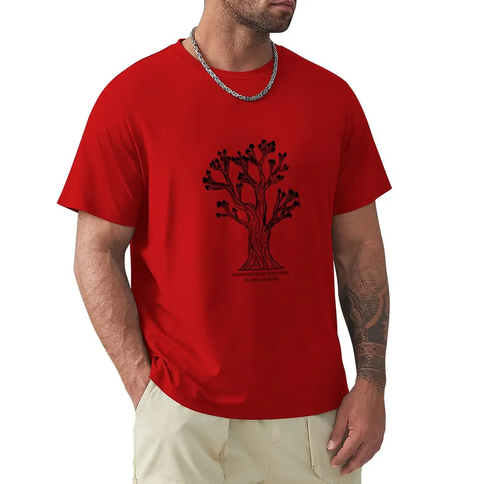 Into The Woods: No One Is Alone Tree T-Shirt graphics anime tshirt graphic t shirt vintage man t shirt men clothings