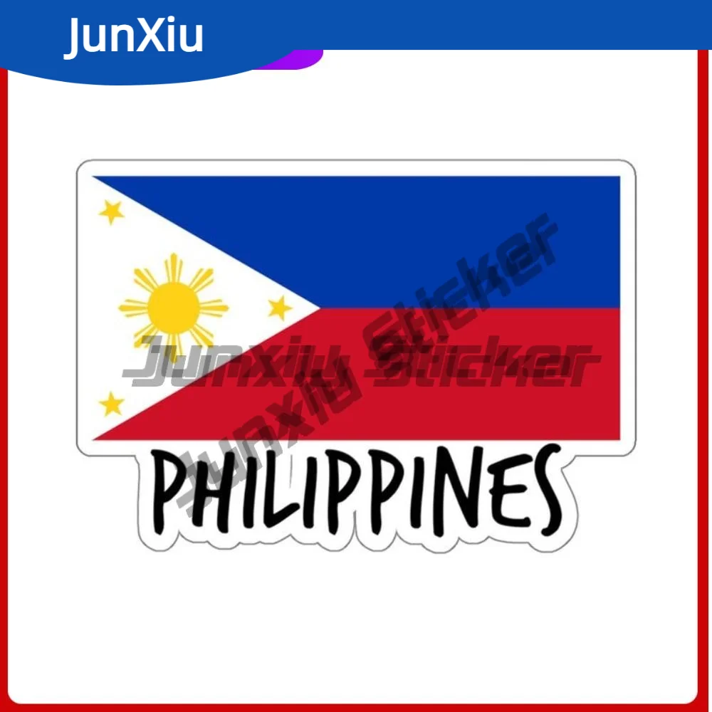 

Philippines Flag Travel Sticker Filipino National Patriotic Pride Vinyl Decal For Laptops Water Bottles And Suitcases Windshield