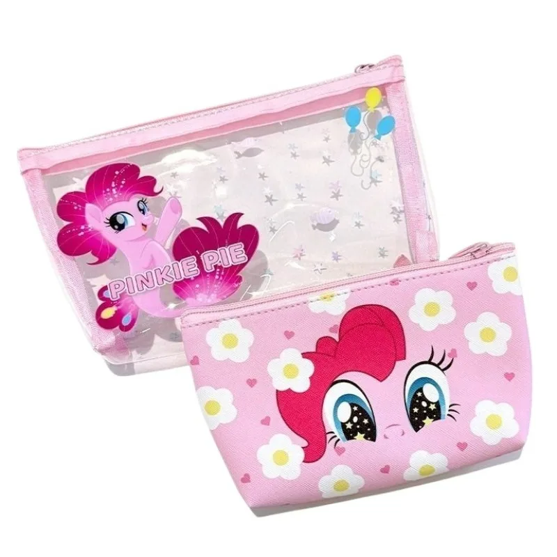 

Сумка для хранения My Little Pony Pinkie Pie, милый ручной многофункциональный кошелек с рисунком, сумка для ручек, подарочный набор из двух предметов