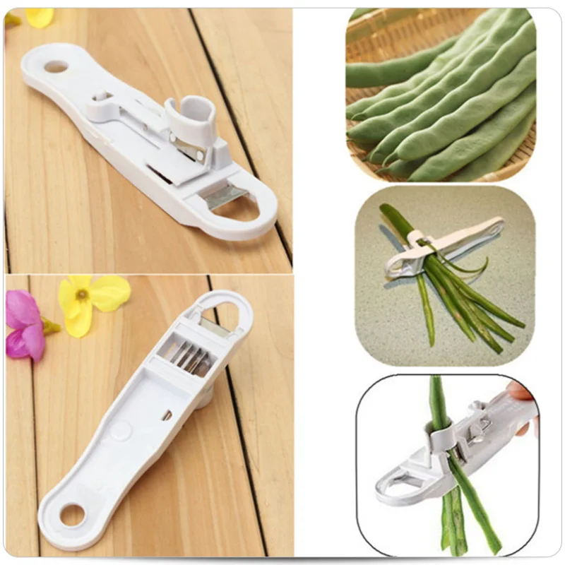 Green Beans Slicer Cutter Bean Stringer Remover Peeler