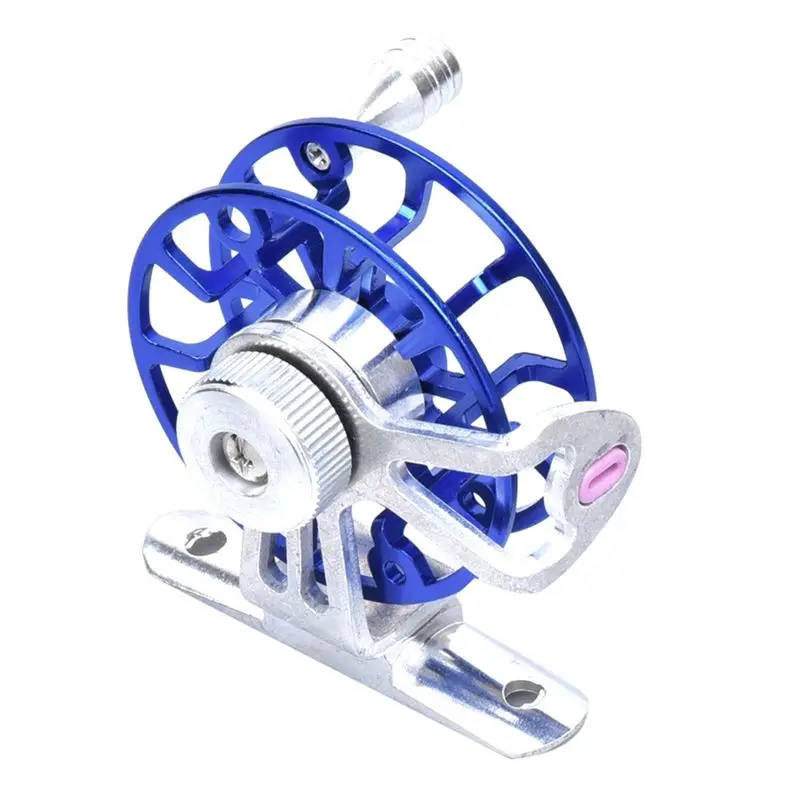 AEE2-Metal Right Hand Flying Ice Fishing Reel Rock Fishing Hand Rod Front Wheel With One Click Release Switch