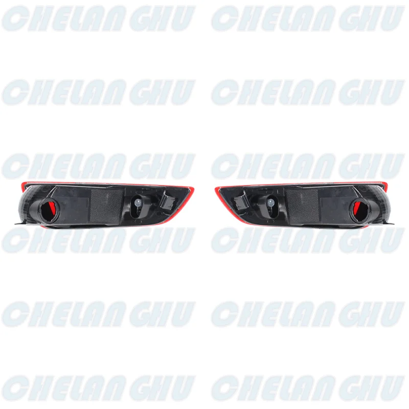 For Volvo XC60 2008 2009 2010 2011 2012 2013 1 Pair Rear Bumper Reflector Light Lamp Without Bulbs Car accessories