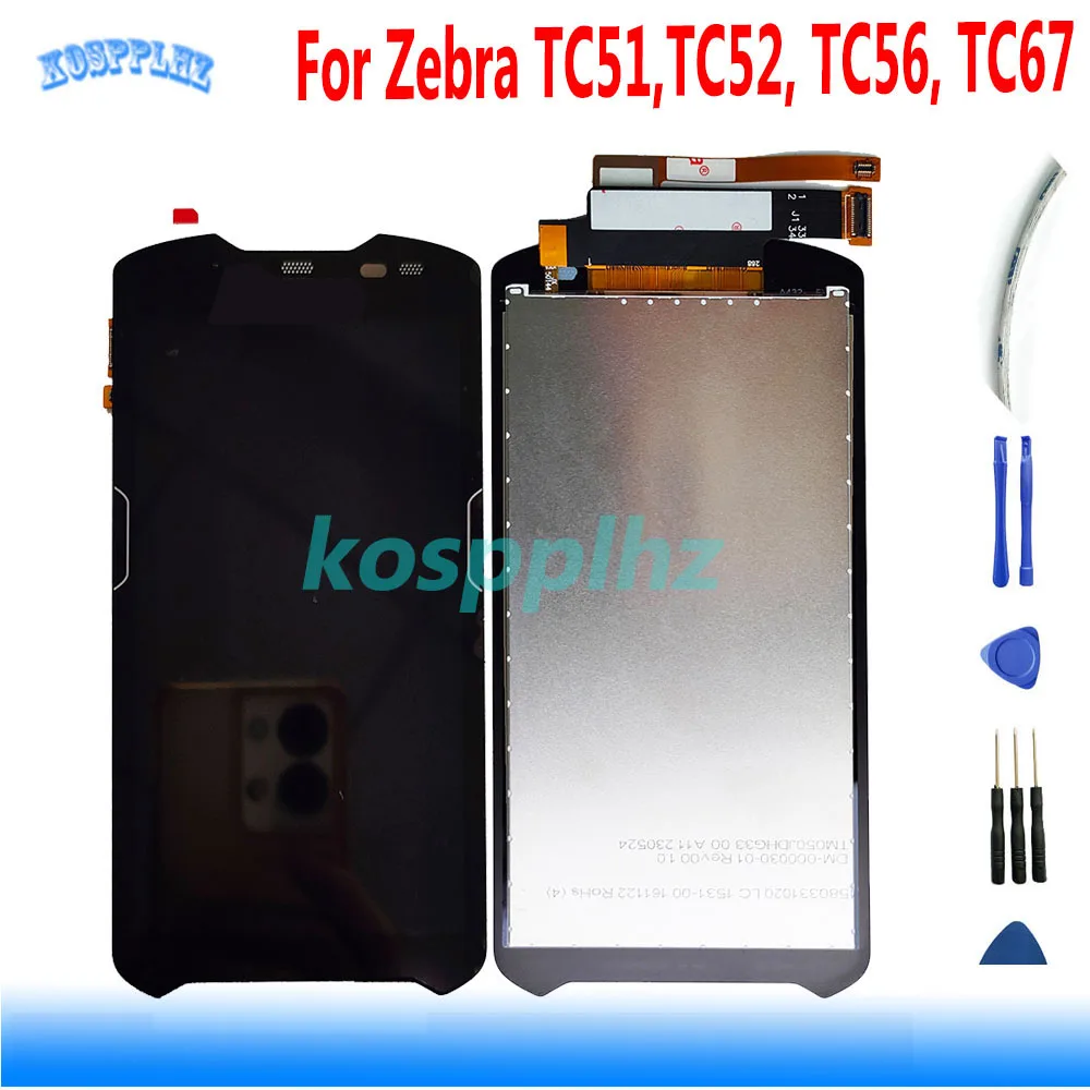 

For Zebra TC51 TC56 TC52 TC57 LCD Display+Touch Screen Digitizer Assembly Screen Replacement Parts