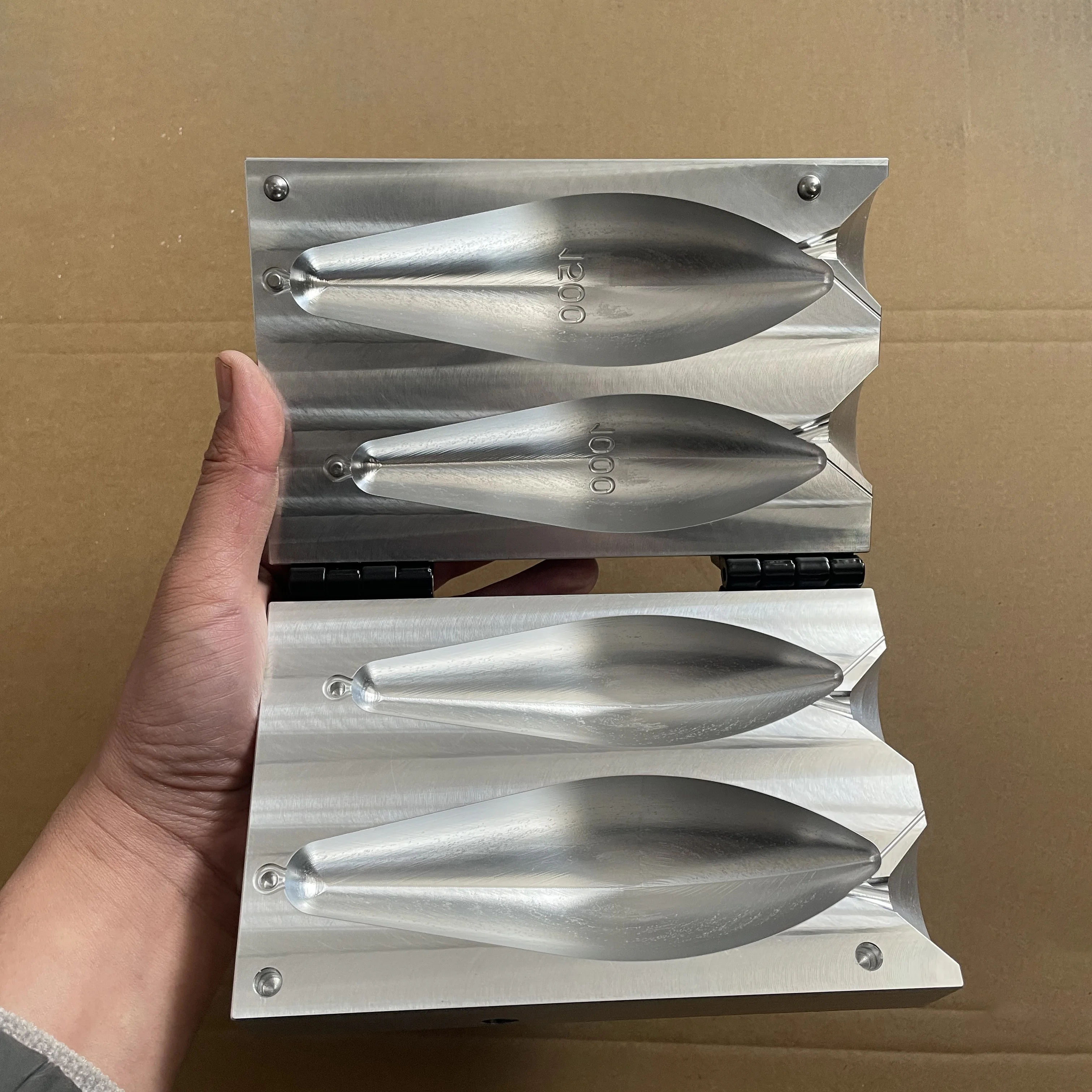 Willow Lead Sinker Mold Carbon Steel Mold 10g-1500g