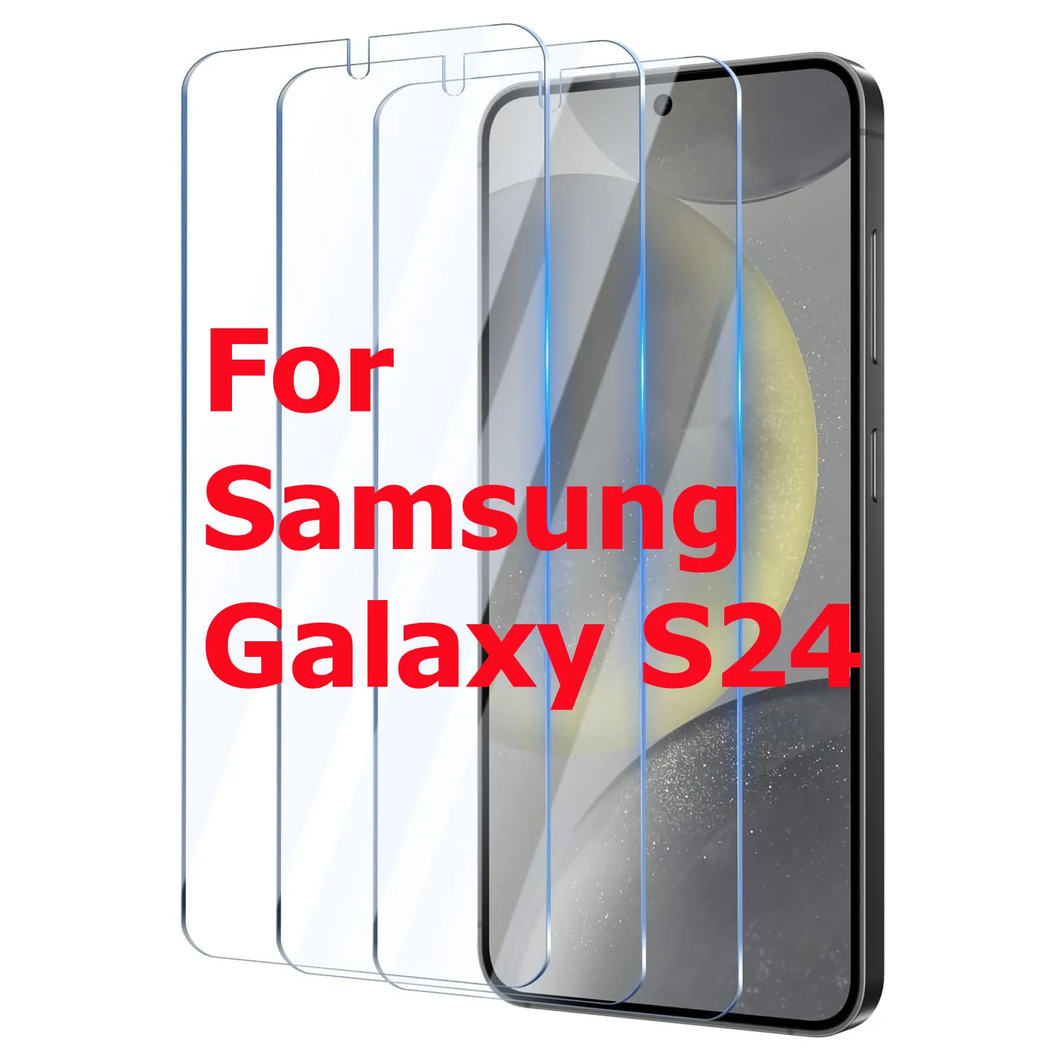 

For Samsung Galaxy S24 Protector de Pantalla 9H Cristal Templado Película Vidrio Templado, HD Glass Screen Protector