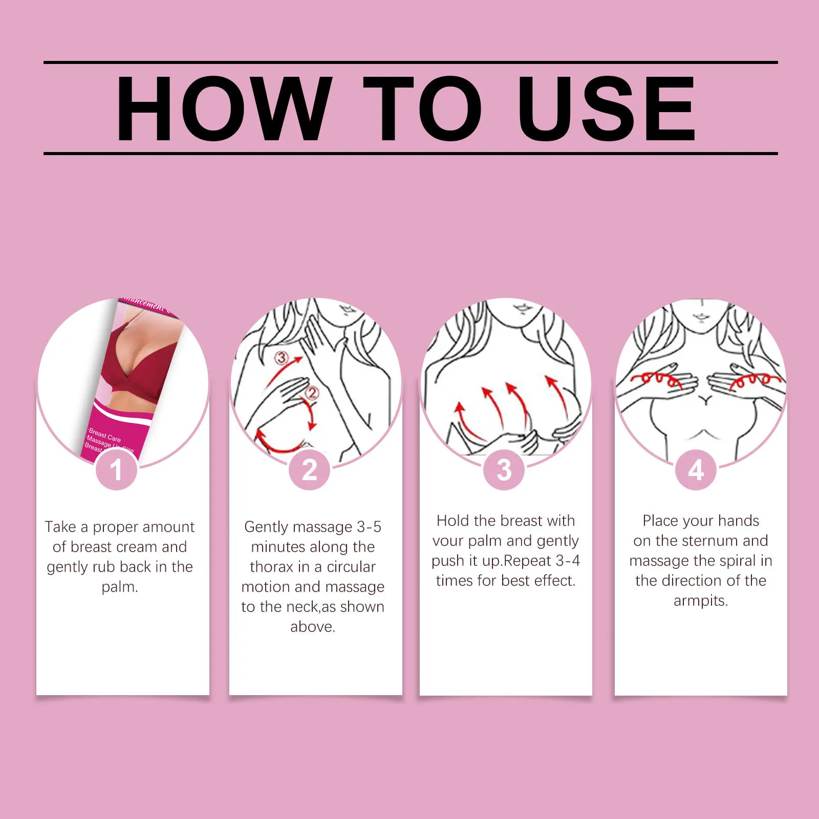 OCEAURA Crema rassodante per il torace Promuove la crescita Migliorare il cedimento Migliora la resilienza Aumenta il grassoccio Crema per la cura del seno da massaggio sexy