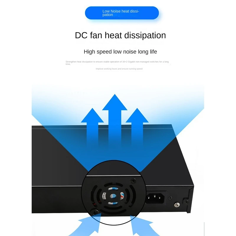 1 grupo txe046 16-port 100gbe + interruptor do gigabit de 2 portas, tomada do eu ac100-240v