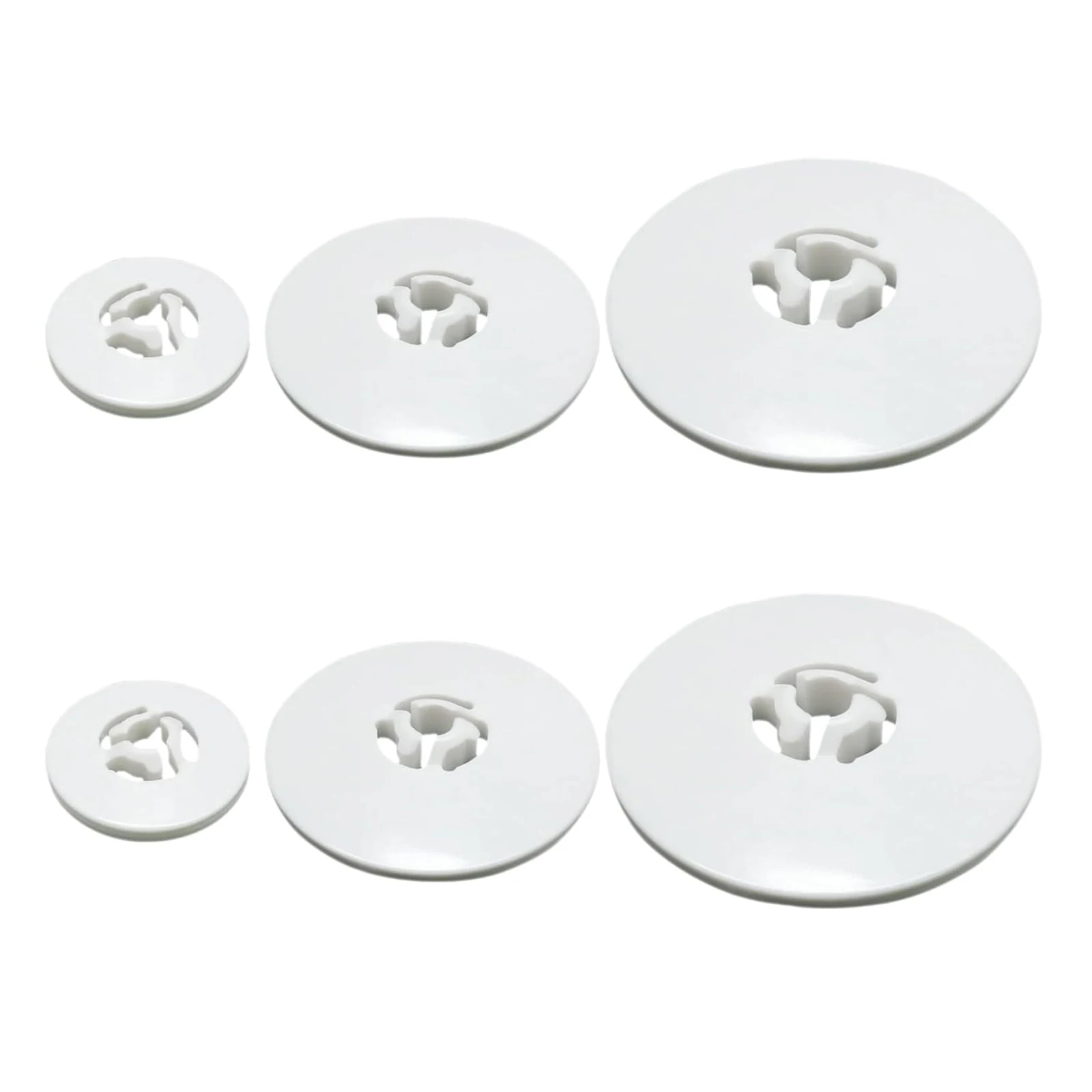 6 Piezas Tapas para Bobinas Pequeñas, Medianas y Grandes para Máquinas de Bordar Brother Babylock 40 30 mm Blancas Accesorios para Máquinas de Coser