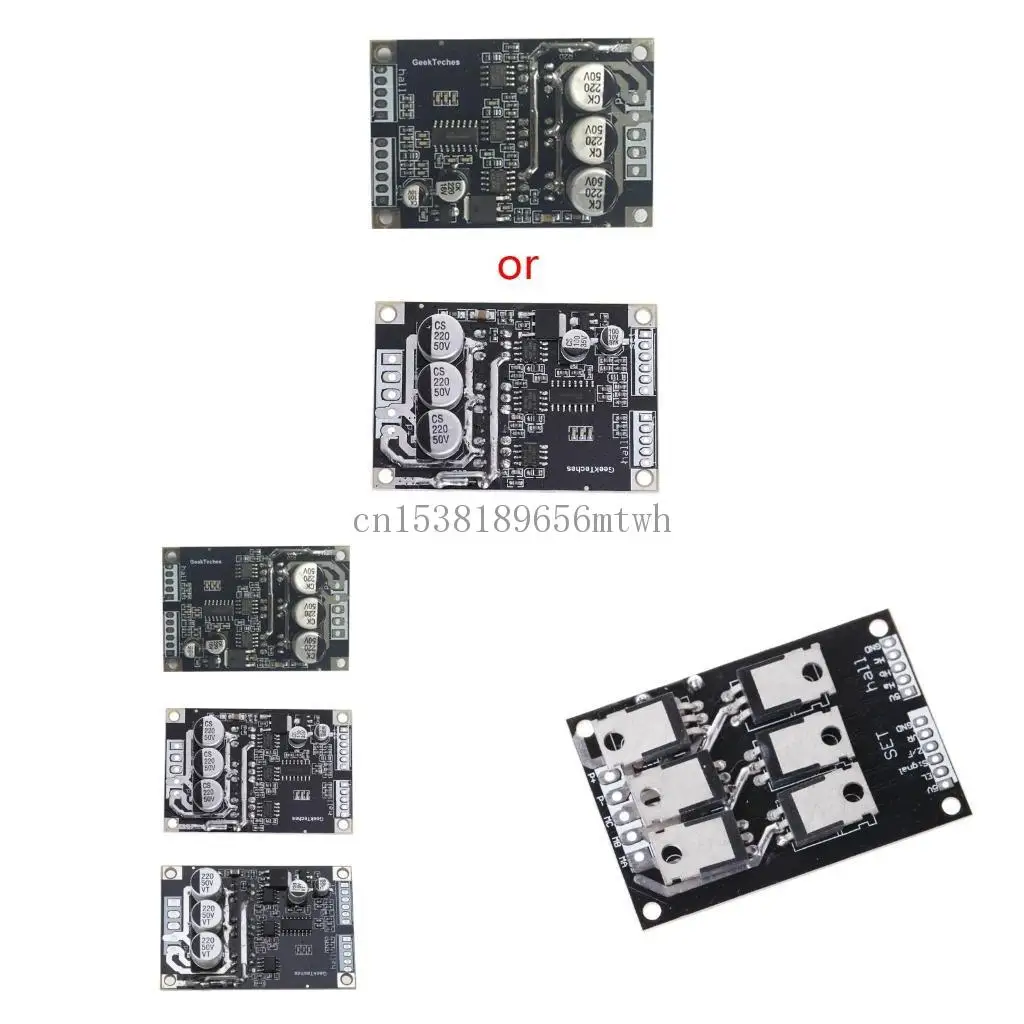 

15A 500W DC12V-36V Бесстрановый контроллер двигателя Bldc Board с залом B03D