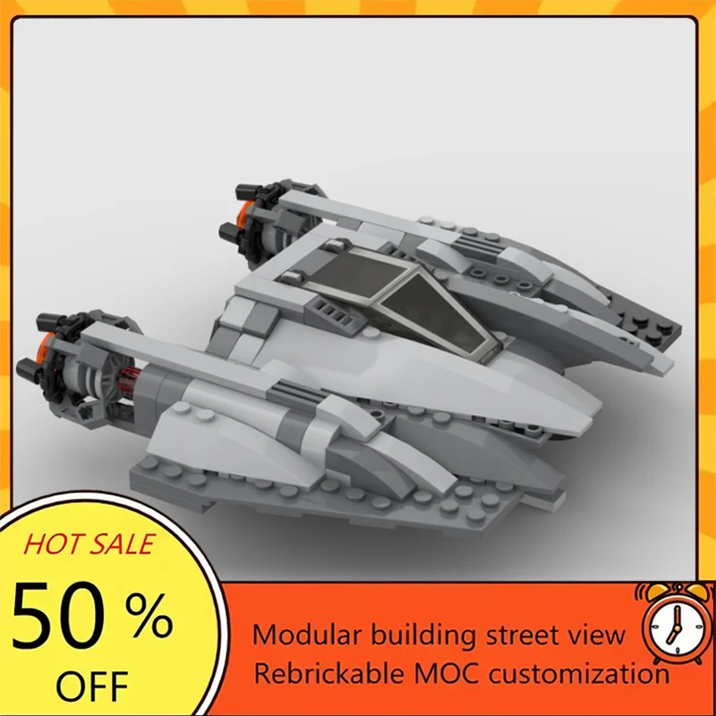 

Набор из 235 деталей: Популярная модель космического корабля из фильма «Звездные войны», конструктор MOC, модульные технологичные блоки, подарок на праздник, игрушка для сборки, детский набор