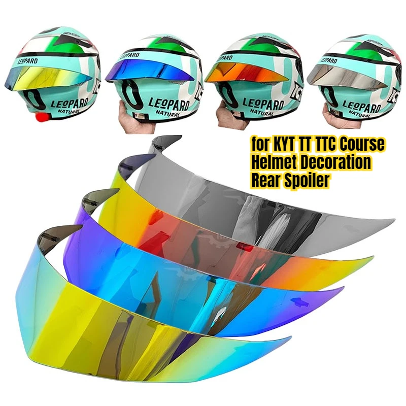 

Helmet Accessories Spoiler for KYT TT TTC Course Helmet Decoration Rear Spoiler Motorcycle Accessories Motociclista Accesorios