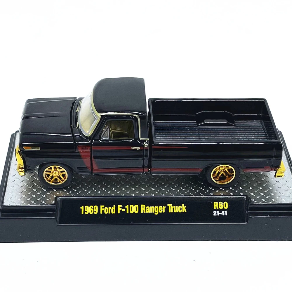 M2 model 1:64 1969 Ford F-100Range Truck simulation alloy truck model collection display