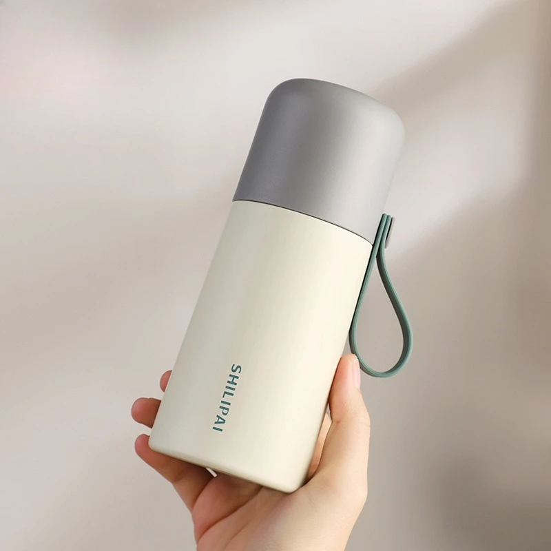 Botol minum anak perempuan berbahan stainless steel, botol minum anak dan pelajar