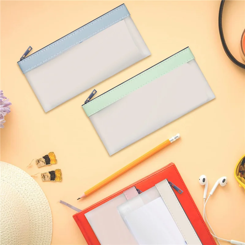 AM-16 個のジッパー付きマネーバッグ、現金封筒、マネーポーチ、透明銀行預金バッグ、銀行バッグ、現金バッグ、コインバッグ