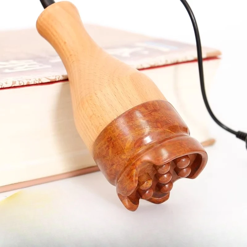 Electric Heating Stone Needle Gua Sha Massager Hot Compress Body Physio Tool Back Massage Warm Moxibustion Guasha Tools