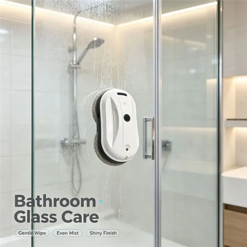 B82B-Glass Washer Window Smart Cleaning Robot For Washing Sindows Windows Vacuum Cleaner Home Appliance Plaster Robot EU Plug