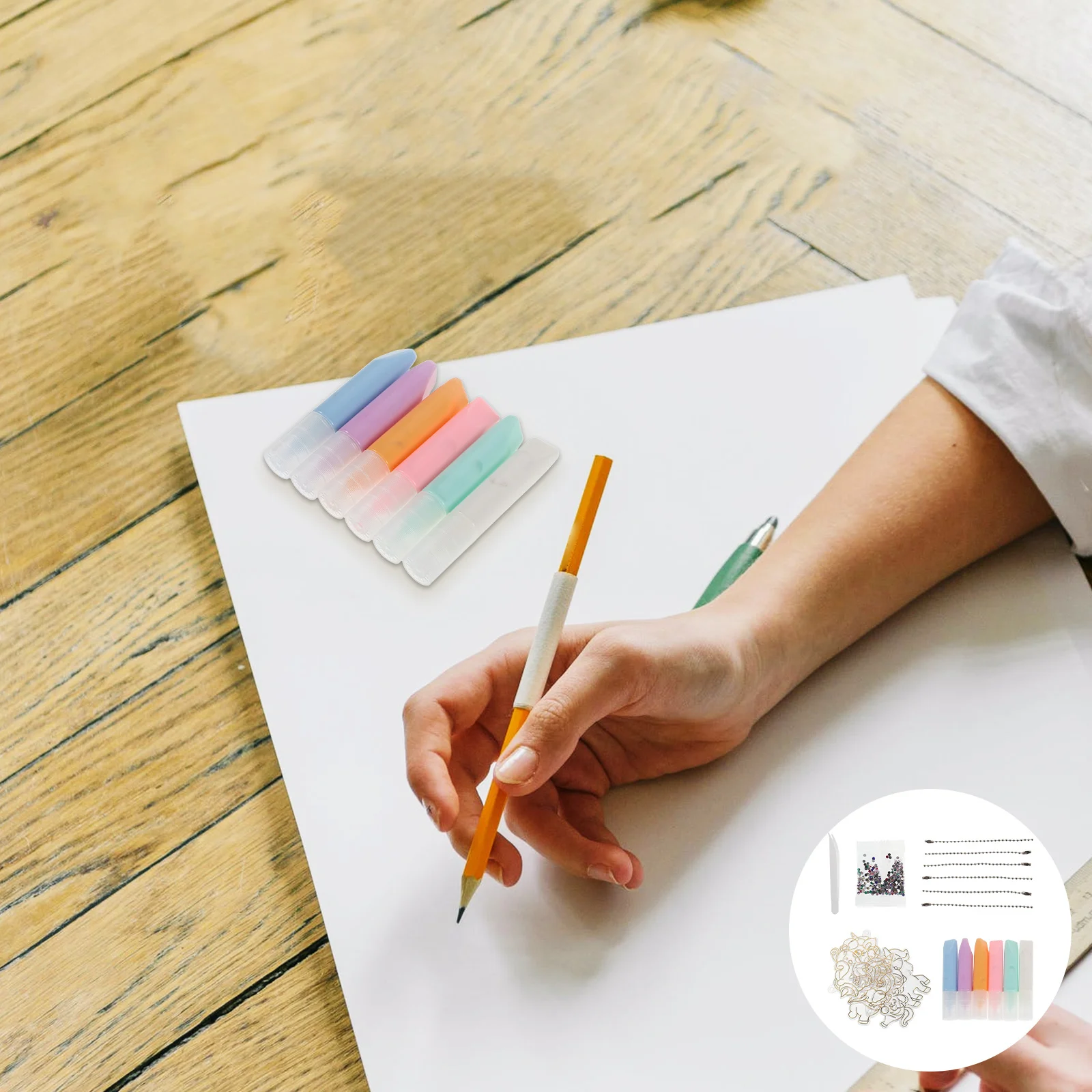 

1Set Unicorn Suncatchers Crafts for Kids Rainbow Suncatcher for Window Hanging Decor No Bake Gel Art Set Girls Coloring Kit