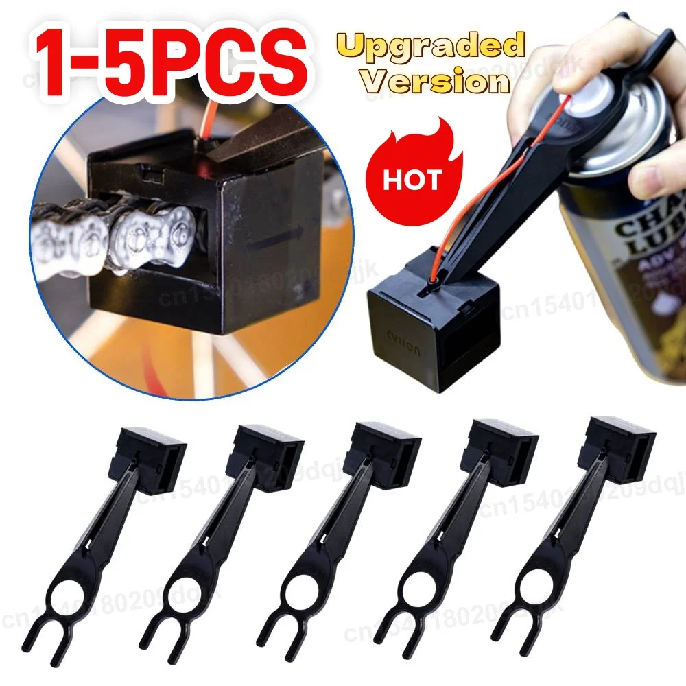 

1-5X новая модернизированная масленка для цепи мотоцикла, спрей-масленка, инструмент, без беспорядка, восковая масленка для цепи, насадка для очистки цепи, аппликатор масла для цепи