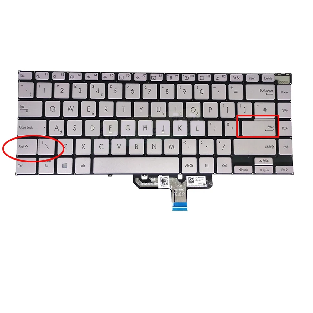 

UK Backlit Keyboard for ASUS Zenbook UX5401 UX5400 UX5400E UX5401EA UX5400EG 4601UK00 4602TU00 4602KO