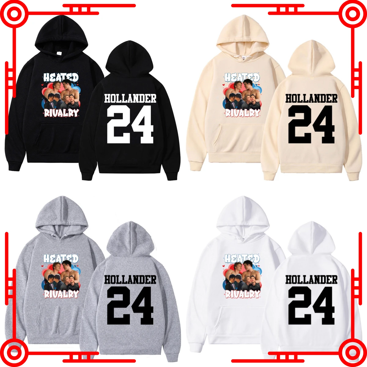 

Rivalry с подогревом Shane Hollander Ilya Rozanov, осенне-зимняя модная удобная повседневная толстовка с капюшоном из чистого хлопка для пар