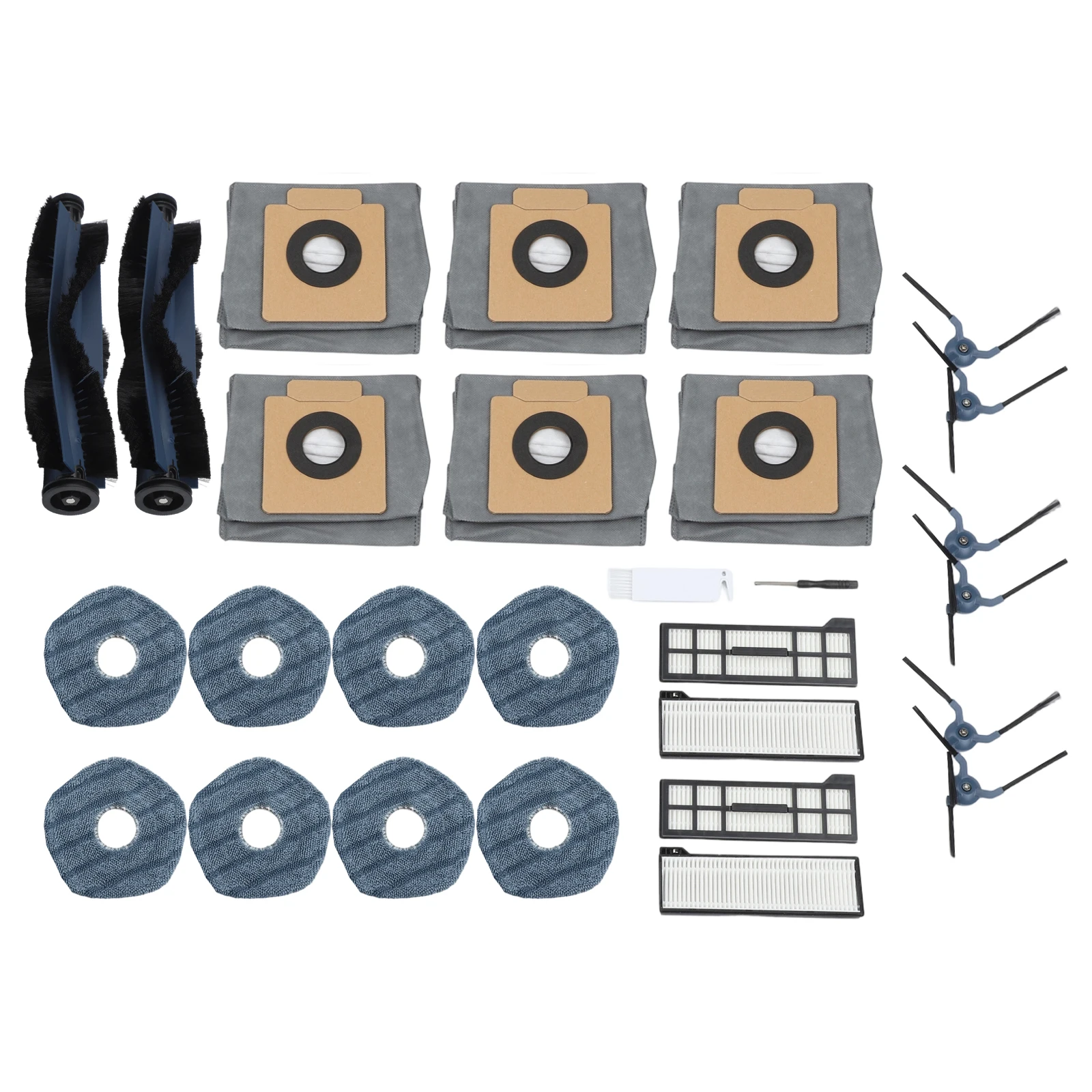 

For Eufy X10 Pro For Omni Main Side Brush Filter Mop Cloth Bag Kit Vacuum Cleaner Repalcement Part Home Cleaning Appliance Part