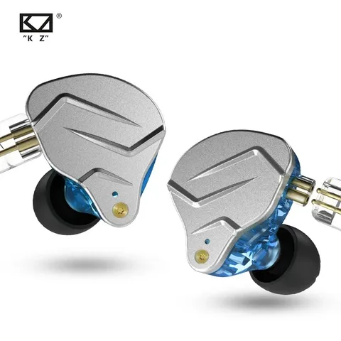 Kz zsn pro fones de ouvido híbrido dinâmico driver alta fidelidade graves no monitor fones cabo destacável com cancelamento ruído fone