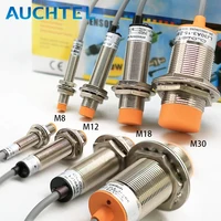 M8 M12 M18 M30 interruptor de Sensor de proximidad inductivo detectar interruptores de Sensor de Metal 12V DC 220V AC NPN PNP NO NC 2mm 4mm 8mm detección