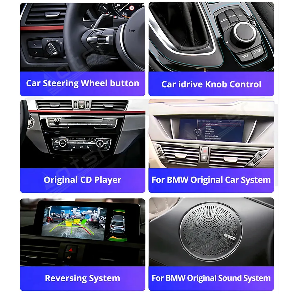 10.25''Navigation  8 core For BMW X5 X6 E70 E71 Car Radio Multimedia Player auto Linux  GPS Navi Wireless Carplay Head