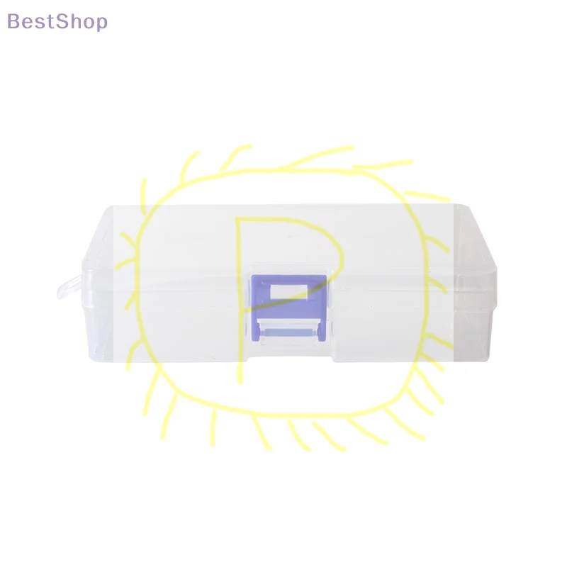 

5 шт. прозрачная запираемая коробка для хранения мелких предметов, коробка для рыболовных снастей, аксессуары, пластиковый материал, серьги, шкатулка для драгоценностей