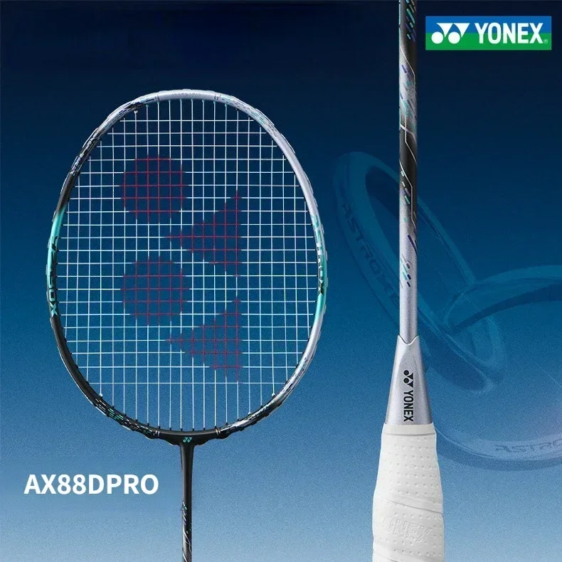 YONEX High Quality Badminton Racket AX88D Pro And AX88S Pro Carbon Fiber Offensive Professional Badminton Racket Wth String 4UG5