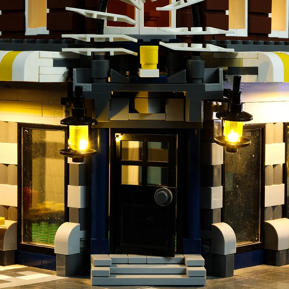 Led light kit for lego CREATOR EXPERT 10182 bricks set Compatible with 15002 Cafe Corner (not include Model Kit Blocks Toy