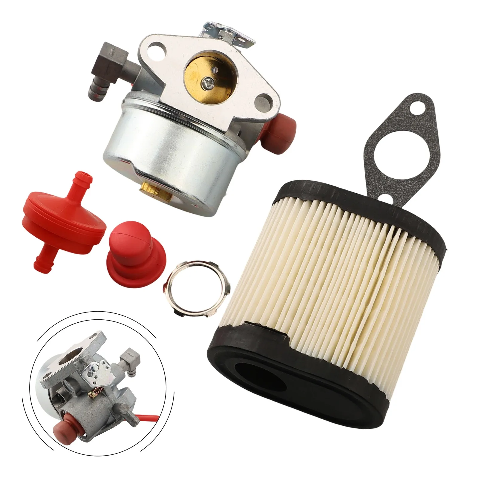 1 Set Sturdy 640350 640271 Lawn Mower Carburetor  Kit Suitable For 5hp 4.5hp Without Spark  Tool Parts