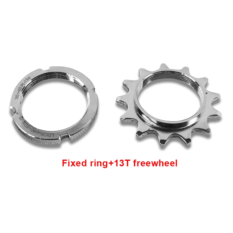 Fixie Bike Freewheel Sprocket Fixed Gear Ratchet, Single Speed Cassette, Fixed Ring, Bicycle Parts, 13T, 14T, 15T, 16T, 17T, 18T