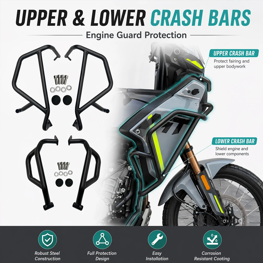450 MT Motorschutz Highway-Sturzbügel für CF MOTO 450MT 450 MT MT450 2024 2025 Motorrad-Rahmenschutz Zubehör