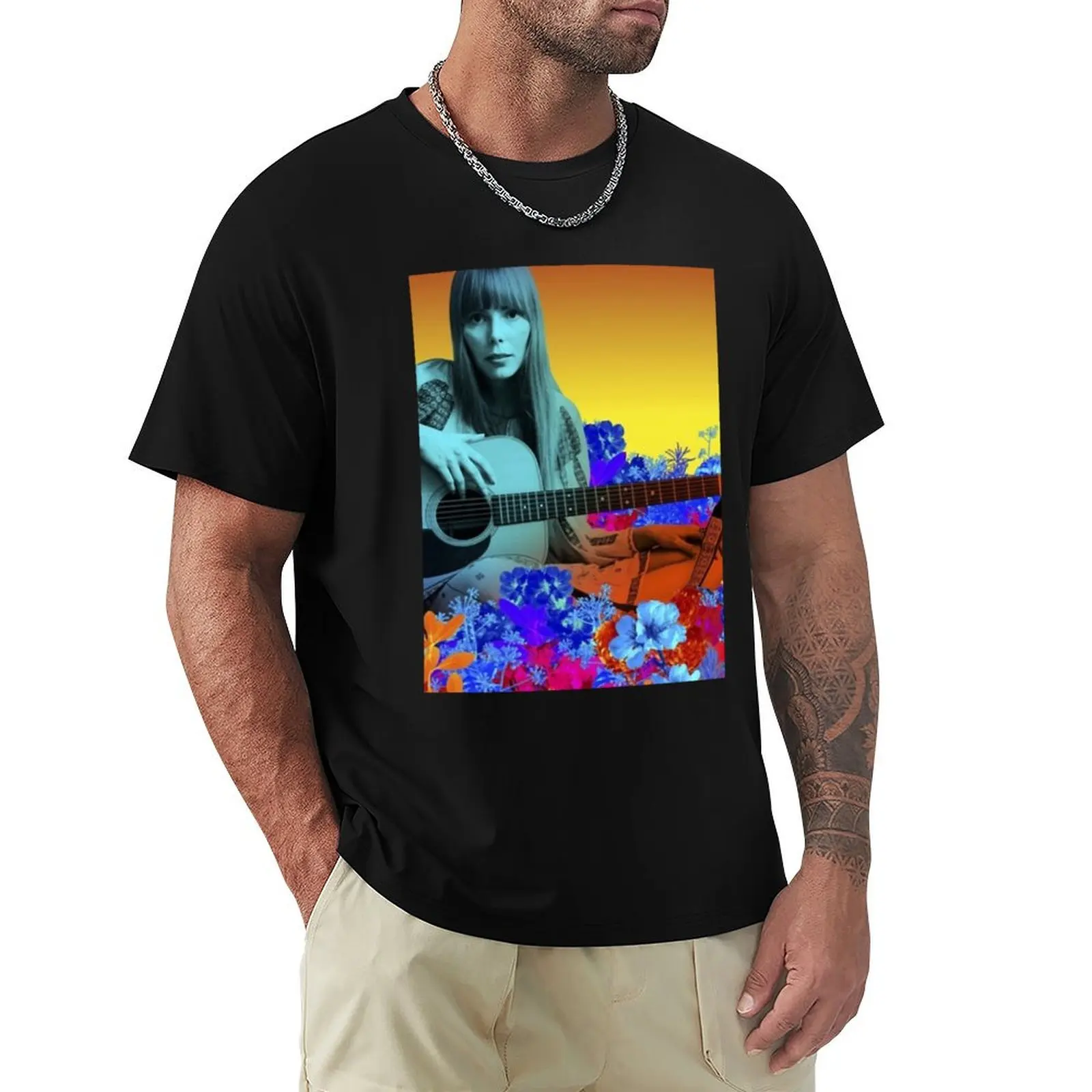 oni mitchell Art T-Shirt Trendy Pattern T-Shirt for Men