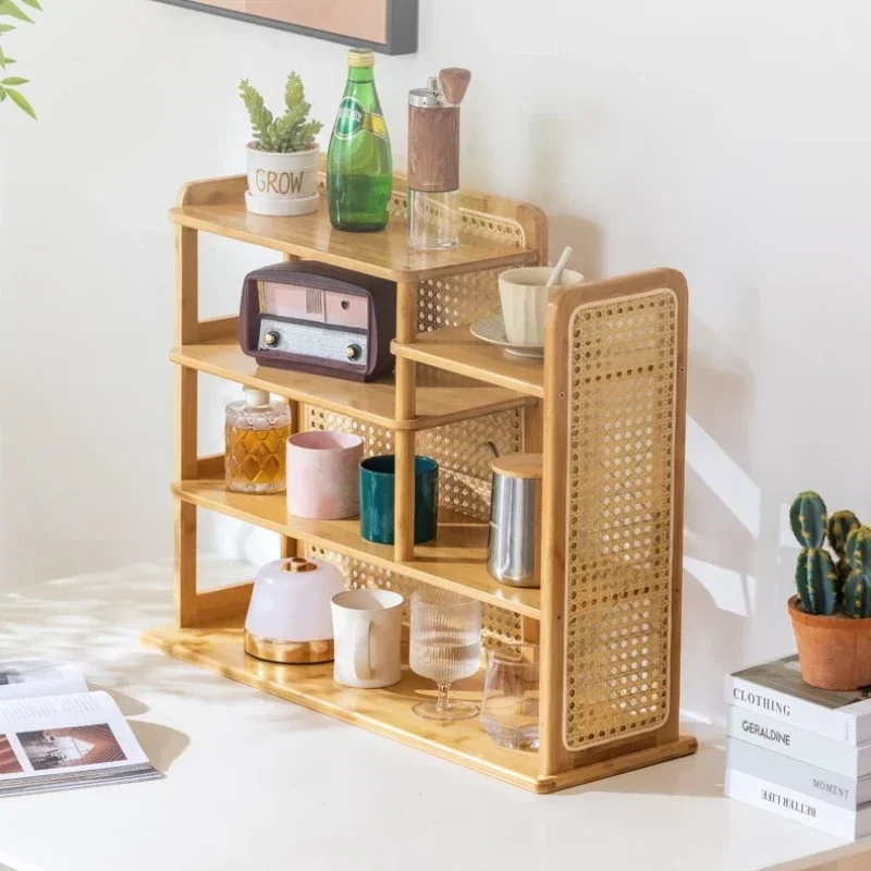 Modern Desktop cup holder Multi-layer teacup water cup grid holder Mark coffee cup display rack Premium cup storage rack