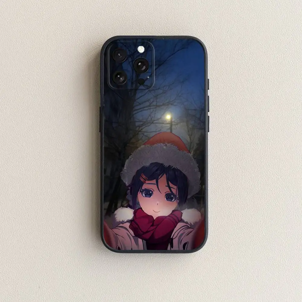 ゲームM-MiSideキュートなミタ風スマホケース iPhone 17、16、15、14、13、12、11 Plus、Pro Max、XS、X、XR、SE、Mini、8、7対応 ソフトシリコン製ブラックカバー