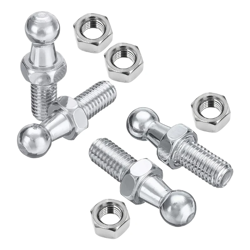 P9FD Automotive Ball Joint Bolt Ball with Hardware Nut For Gas Struts Metal Gas Lift Support Strut Fitting