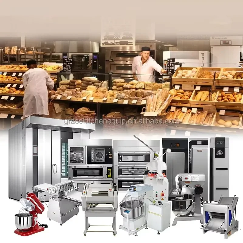 Complete Commercial Bakery Equipment | Bread & Cake Baking Oven Machines for Pastry Shops and Industrial Boulangeries