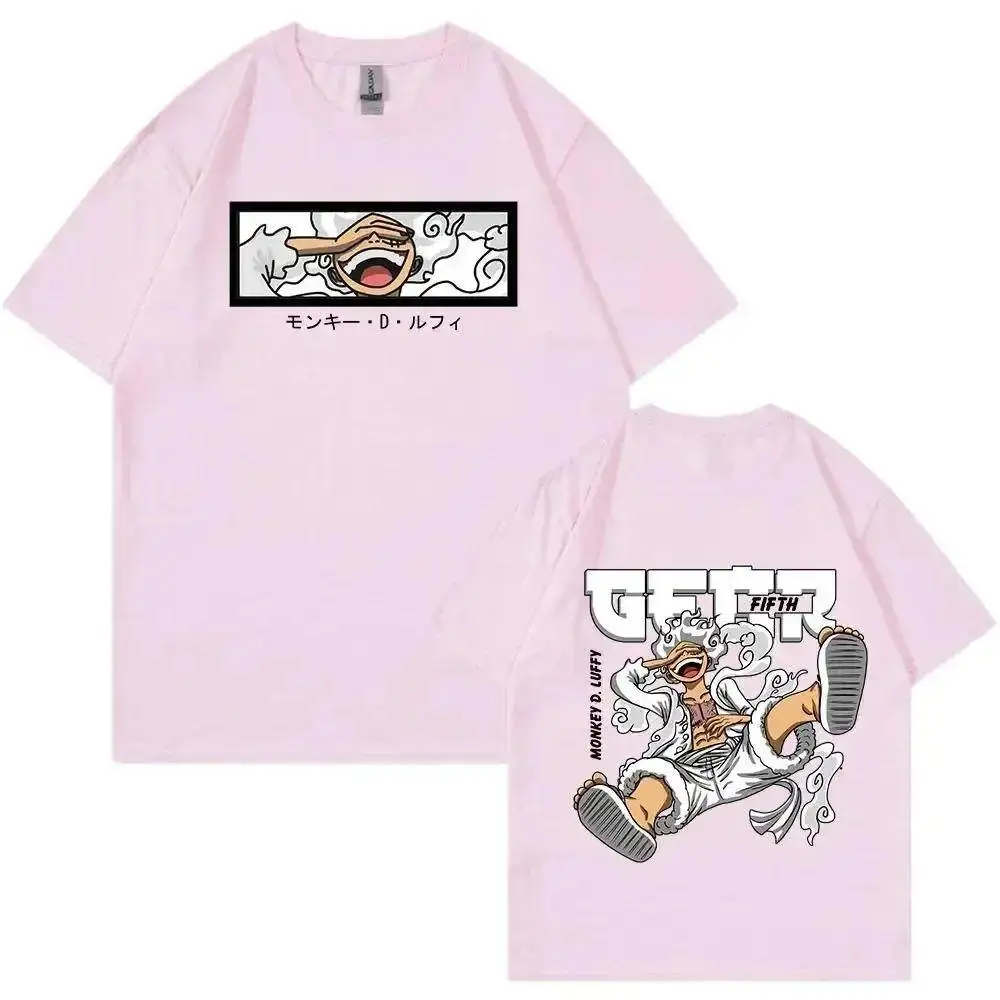 One Piece Gear 5 Monkey D. Luffy T Shirt Men Women Anime Print T-Shirt Casual Short Sleeve O Neck Tops Tees