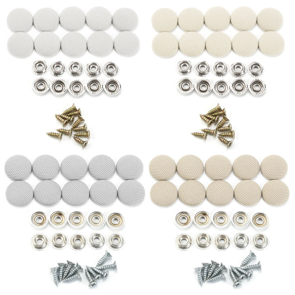 10Pcs Car Roof Buckles Interior Fixing Screw Cap For vw Amarok Atlas Beetle Bora Caddy CC EOS FOX Golf Jetta New Beetle PASSAT