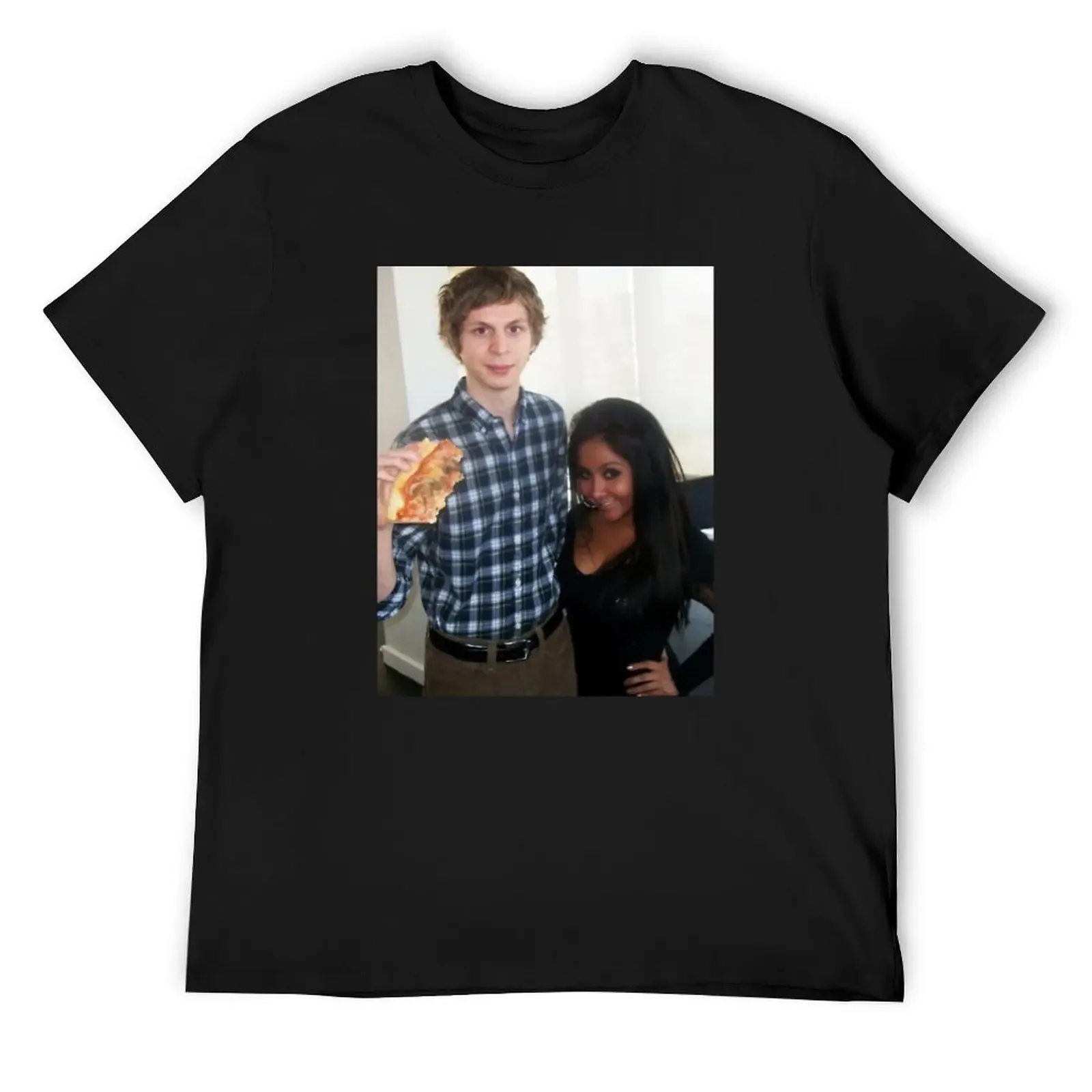 Michael Cera and Snooki T-Shirt plain graphic t shirts quick drying tees men clothes